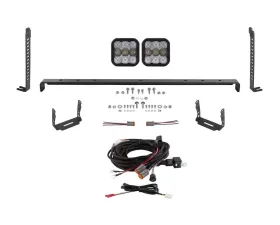 Diode Dynamics SS5 Stealth Grille LED 2-Pod Kit Pro White Combo Toyota 4Runner 2014-2023