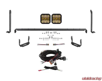 Diode Dynamics SS5 Stealth Grille LED 2-Pod Kit Pro Yellow Combo Toyota 4Runner 2014-2023 - DD7537