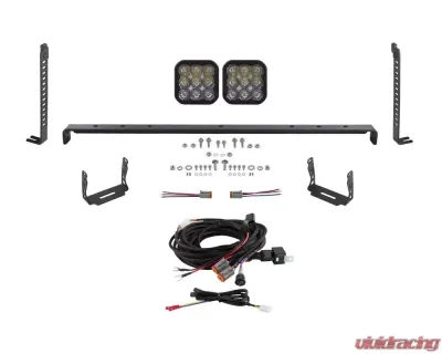 Diode Dynamics SS5 Stealth Grille LED 2-Pod Kit Pro White Driving Toyota 4Runner 2014-2023 - DD7540