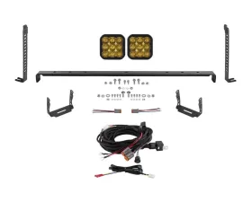 Diode Dynamics SS5 Stealth Grille LED 2-Pod Kit Pro Yellow Driving Toyota 4Runner 2014-2023