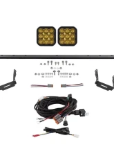 Diode Dynamics SS5 Stealth Grille LED 2-Pod Kit Pro Yellow Driving Toyota 4Runner 2014-2023                                     - DD7541 - Image 8