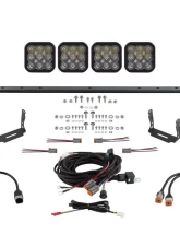 Diode Dynamics SS5 Stealth Grille LED 4-Pod Kit Sport White Driving Toyota 4Runner 2014-2023                                     - DD7546 - Image 8