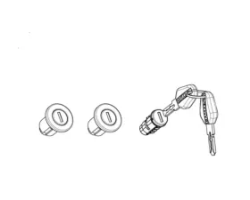 Shad USA Black Key 3 Lock System