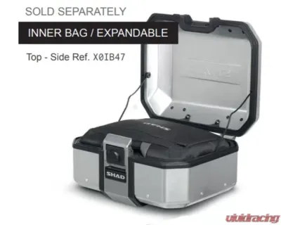 Shad USA Silver Edition TR37 Terra Top Case - D0TR37100