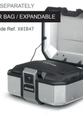 Shad USA Silver Edition TR48 Terra Top Case                                     - D0TR48100 - Image 6