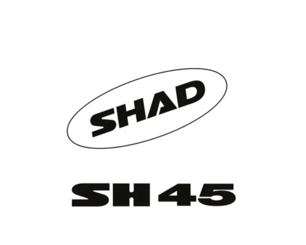 Shad USA White SH45 Stickers Replacement - D1B451ETR