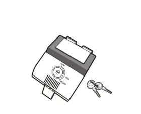 Shad USA Dark Grey SH48 Locking Mechanism Replacement