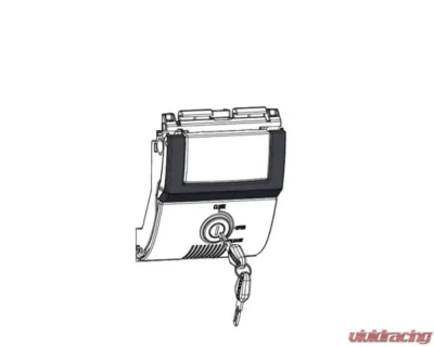 Shad USA Black Key Dark Grey Sidebands SH48 Spare Parts Locking Mechanism Replacement - D1B481PMAR