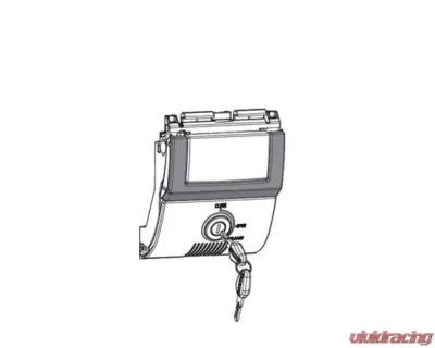 Shad USA Black Key Silver Sidebands SH48 Spare Parts Locking Mechanism Replacement - D1B482PMAR