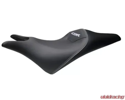 Shad USA Black w/ Grey Seams Comfort Seat Honda Moto CBR600F 2011-2012 - SHH0B6200