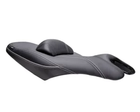 Shad USA Black Grey w/ Grey Seams Comfort Seat Yamaha TMAX 500|530 2008-2016