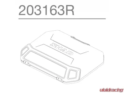 Shad Aluminium Terra Side Case Cover - 203163R