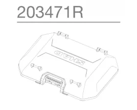 Shad Aluminium Terra Top Case Cover