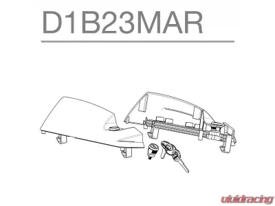 Shad SH23 Spare Parts Mechanism - D1B23MAR