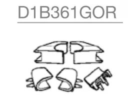 Shad SH36 Rubbers Shore 80 Set 2014