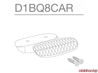 Shad Quad Red Reflector - D1BQ8CAR