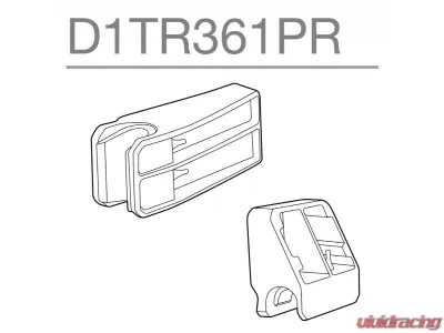 Shad Terra Side Case Fitting Bracket - D1TR361PR