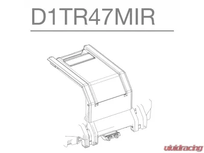 Shad Lower Part TR47 Locking System - D1TR47MIR