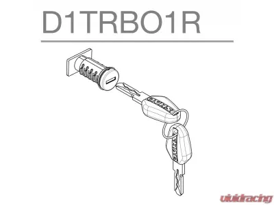Shad Lock Kit Keys Terra Top Case - D1TRBO1R