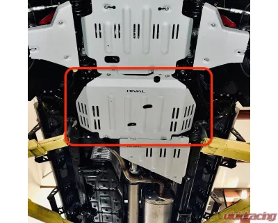 RIVAL 4x4 Aluminum Transmission Skid Plate - 2333.9567.2.6