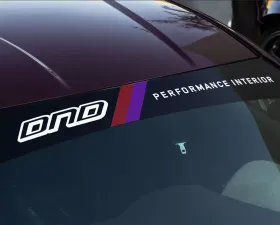 DND Performance Windshield Banner