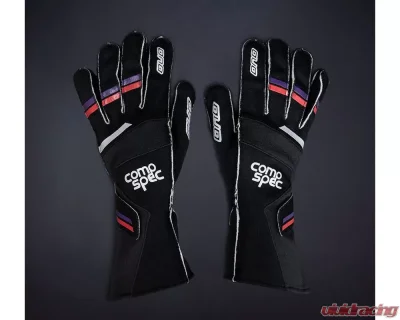 DND Performance Comp Spec SFI Racing Gloves (Medium) - CSRG-M