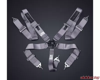 DND Performance Gray Comp Spec SFI Racing Harness - CSRH-GR