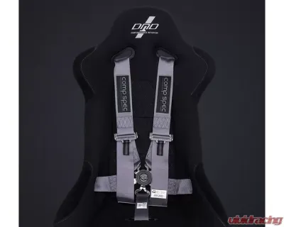 DND Performance Gray Comp Spec SFI Racing Harness - CSRH-GR