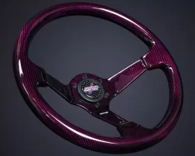 DND Performance Maroon Full Carbon Fiber Steering Wheel