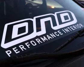 DND Performance Large Black Vinyl Decal