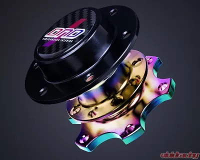 DND Performance Neo Chrome Spline Quick Release - QR-NC