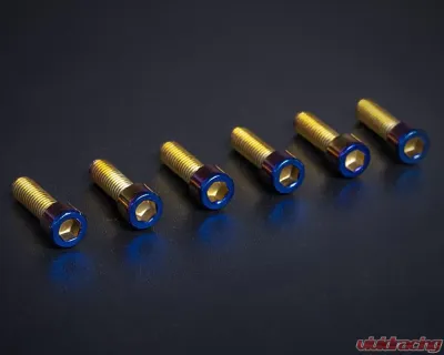 DND Performance Burnt Blue Anodized Quick Release Screws - QRHW-BB
