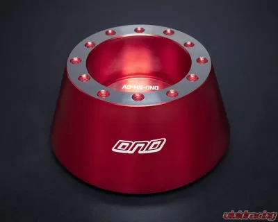 DND Performance GM Low Profile Red Steering Wheel Hub Kit Chevrolet | Cadillac | GMC | Pontiac - SH-CV-RD