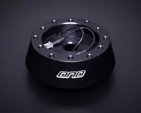 DND Performance Low Profile Black Steering Wheel  Hub Kit Hyundai | Kia | Mazda 1978-2016