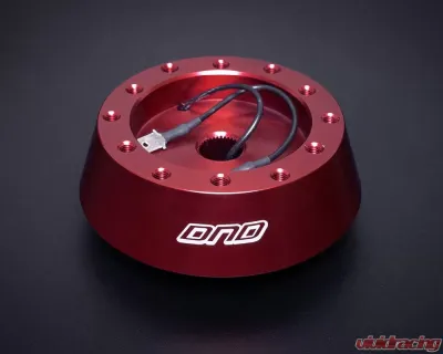 DND Performance Low Profile Red Steering Wheel Hub Kit Hyundai | Kia | Mazda 1978-2016 - SH-MZ-RD