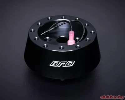 DND Performance Low Profile Black Steering Wheel Hub Kit Nissan 1987-2006 - SH-NS1-BK