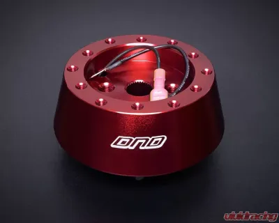 DND Performance Low Profile Red Steering Wheel Hub Kit Nissan 1987-2006 - SH-NS1-RD