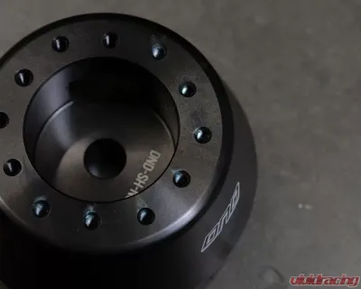 DND Performance New Low Profile Black Steering Wheel Hub Kit (Clearance 2) Nissan Z 2002+ - SH-NS3-BK-C032