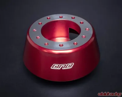 DND Performance New Low Profile Red Steering Wheel Hub Kit Nissan Z 2002+ - SH-NS3-RD