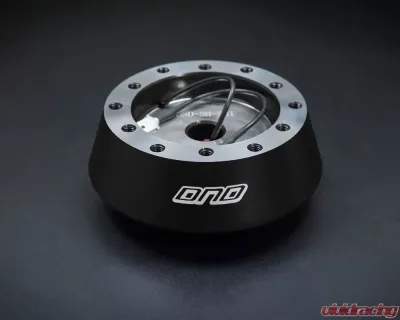 DND Performance Low Profile Black Steering Wheel Hub Kit Mitsubishi | Subaru 1988-2009 - SH-SB1-BK