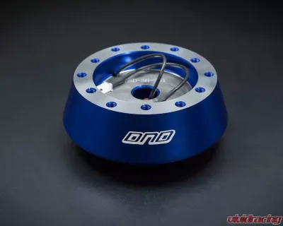 DND Performance Low Profile Blue Steering Wheel  Hub Kit Mitsubishi | Subaru 1988-2009 - SH-SB1-BL