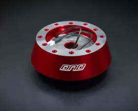 DND Performance Low Profile Red Steering Wheel Hub Kit Mitsubishi | Subaru 1988-2009