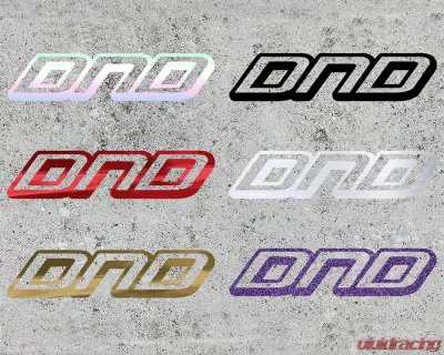 DND Performance 6" x 1.25" Neo Chrome Vinyl Decal - VD-NC