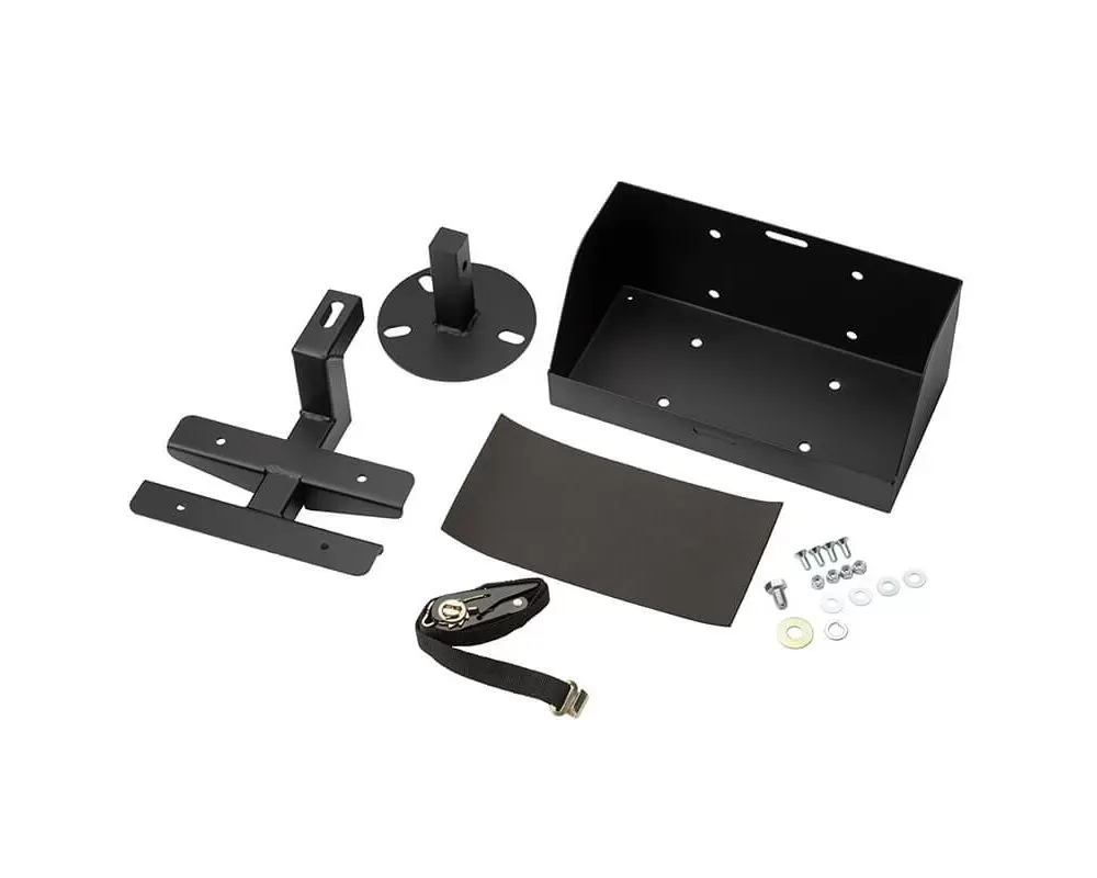 MORryde Spare Tire Jerry Can Mount with Tall Tray Jeep  Wrangler YJ | TJ | JK 1987-2017 - JP54-005
