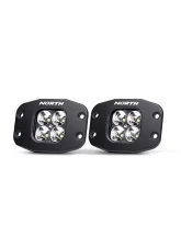 North Lights 2" Pair Flush Mount LED Flood Light                                     - NRTH-FM-2-F - Image 3