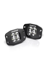 North Lights 2" Pair Flush Mount LED Flood Light                                     - NRTH-FM-2-F - Image 4