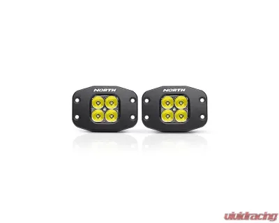 North Lights 2" Pair Flush Mount LED Spot Light - NRTH-FM-2-S