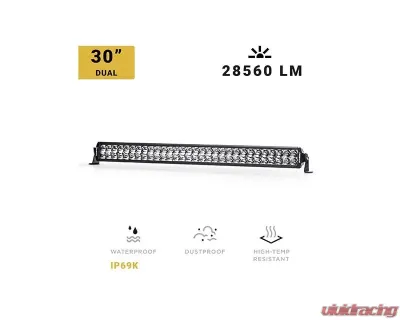 North Lights 30" Dual Row Spot/Flood Combo LED Light Bar - NRTH-LB-DR-30-C