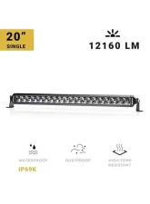 North Lights 20" Single Row Spot/Flood Combo LED Light Bar                                     - NRTH-LB-SR-20-C - Image 4