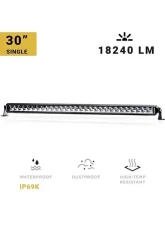North Lights 30" Single Row Spot/Flood Combo LED Light Bar                                     - NRTH-LB-SR-30-C - Image 3
